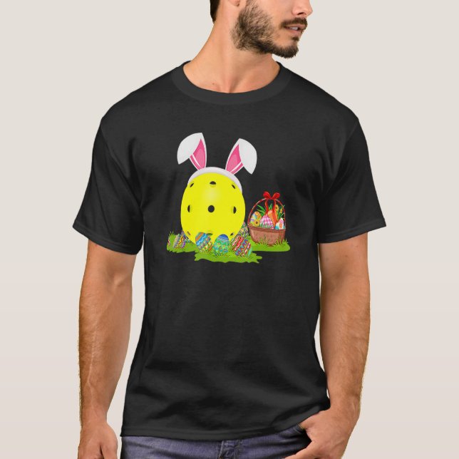 Pickleball Ostereier Jagd Bunny Pickleball Eas T-Shirt (Vorderseite)
