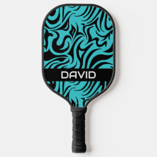 Pickleball-Paddel mit aquamarinem und schwarzem Sw Pickleball Schläger