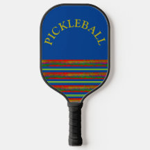 Pickleball-Paddel mit Farbschicht
