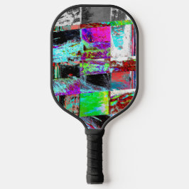 Pickleball Paddle – Abstract Grid