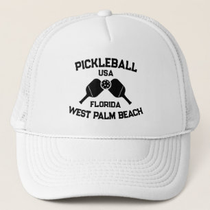 Pickleball Paddle Ball West Palm Beach USA Custom Truckerkappe