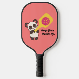 Pickleball Paddle Behalte das Paddel hoch