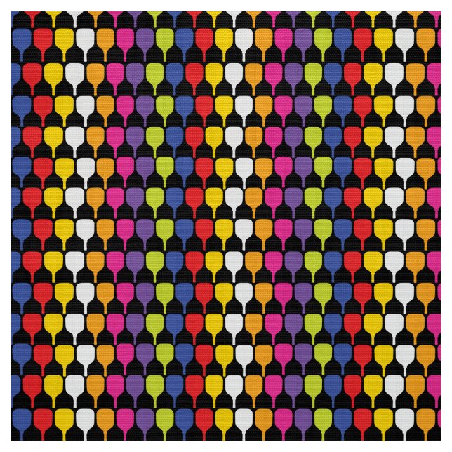 Pickleball-Paddle, benutzerdefinierter Hintergrund Stoff (Muster)