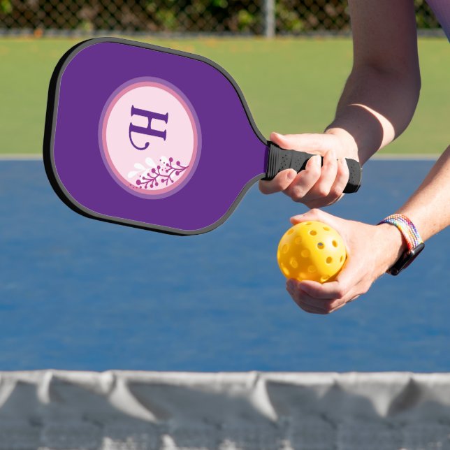 Pickleball Paddle - Blumen Fügen Sie Ihren ersten (InSitu)