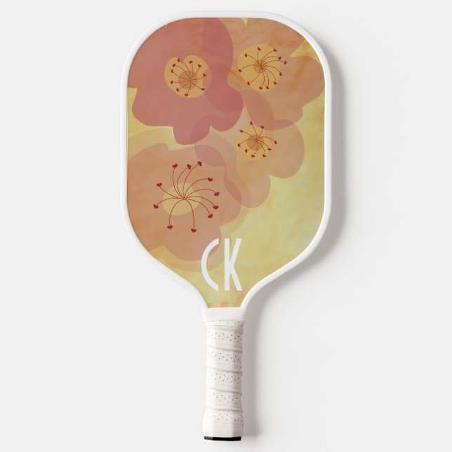 Pickleball Paddle Flower (Rückseite)