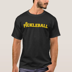Pickleball Paddle Game Player Retro Sarcastic Quo T-Shirt