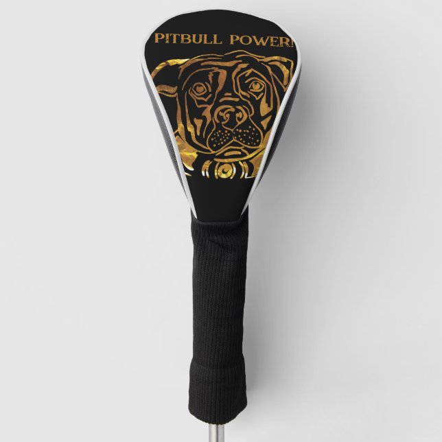 Pickleball Paddle Golf Headcover (Vorderseite)
