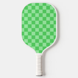 Pickleball Paddle, grüner Karo Schläger