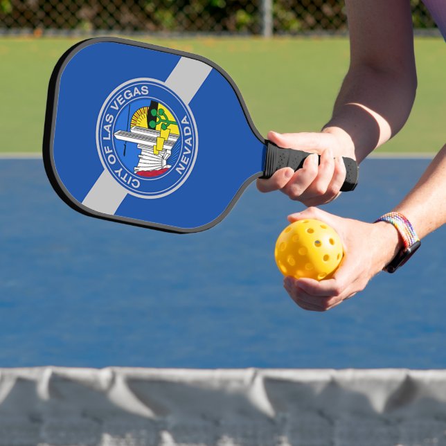 Pickleball Paddle mit der Flagge von Las Vegas, US (InSitu)