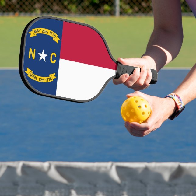 Pickleball Paddle mit Flagge von North Carolina, U (InSitu)