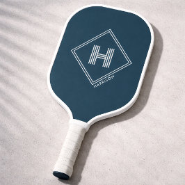 Pickleball Paddle | Modern Geometric Initial