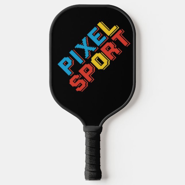 Pickleball Paddle Pixel Sport Bag | Retro Gamer St (Vorderseite)