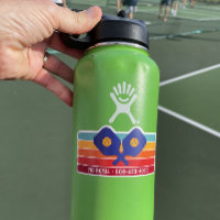 Pickleball-Paddle, Retro-Streifen, benutzerdefinie