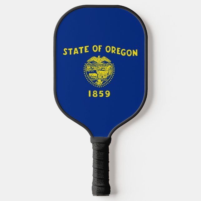 Pickleball Paddle with flag of Oregon, USA (Vorderseite)