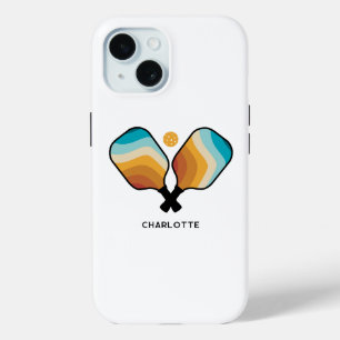 Pickleball Paddles & Ball Individuelle Name Case-Mate iPhone Hülle