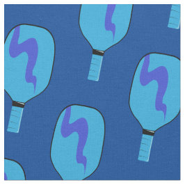 Pickleball Paddles Blaues Sportmuster Stoff