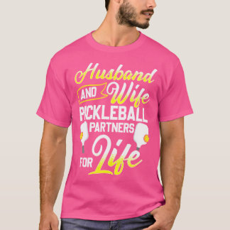 Pickleball-Partner fürs Leben, Ehepaar T-Shirt