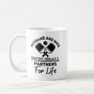 Pickleball Partners for Life lustig für Husband un Kaffeetasse