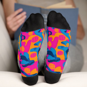 Pickleball-Party-Camouflage Socken