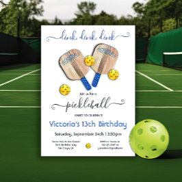 Pickleball Party Dink Birthday Einladung