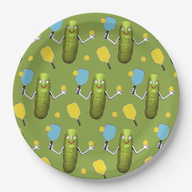 Pickleball Party Paper Teller Napkins (Vorderseite)