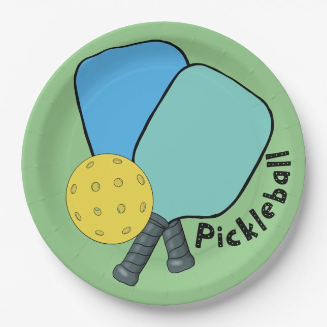 Pickleball Party Paper Teller von Deb Jeffrey (Vorderseite)
