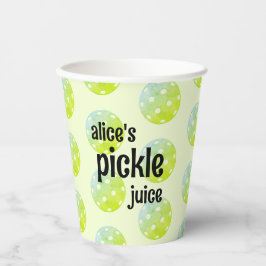 Pickleball Party Pickle Juckle Custom Green Pappbecher