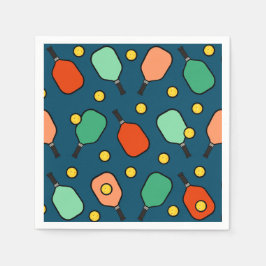 Pickleball-Party Serviette