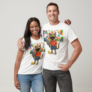 Pickleball-Party-Teller für Cat Lovers T-Shirt
