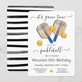 Pickleball-Party-Turnier Einladung