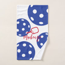 Pickleball Personalisiert Red White Sweat