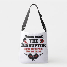 Pickleball Personalisierter Name The Disruptor Kno Tragetaschen Mit Langen Trägern
