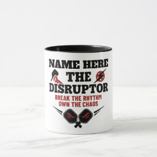 Pickleball Personalisierter Name The Disruptor Tasse