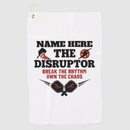 Pickleball Personalisiertes Name The Disruptor Han Golfhandtuch