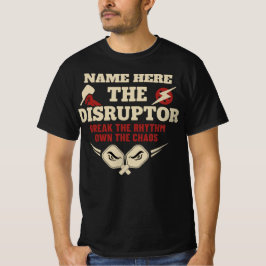 Pickleball Personalisiertes Name The Disruptor T-S T-Shirt