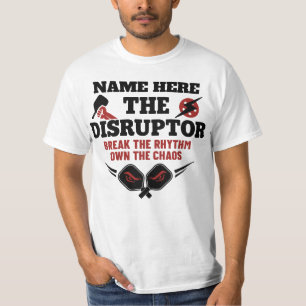 Pickleball Personalisiertes Name The Disruptor T-S T-Shirt