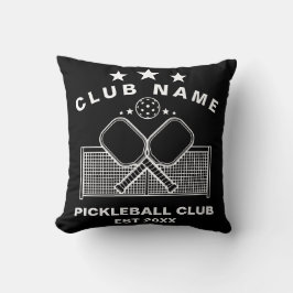 Pickleball Personalized Club Name Kissen