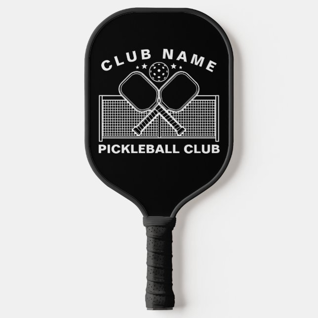 Pickleball Personalized Club Name  Schläger (Vorderseite)