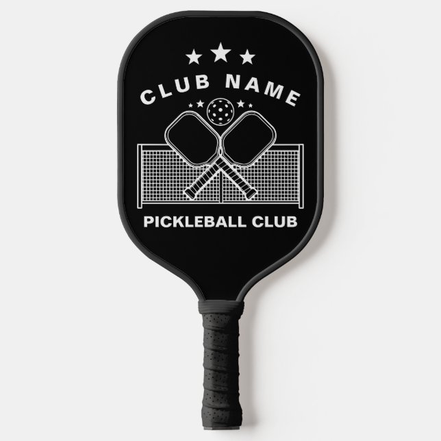 Pickleball Personalized Club Name  Schläger (Vorderseite)