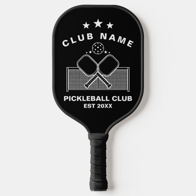 Pickleball Personalized Club Name  Schläger (Vorderseite)