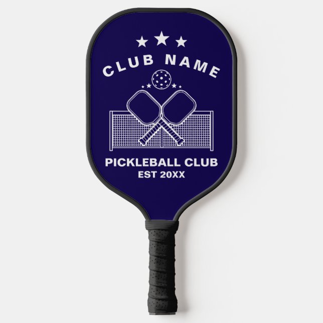 Pickleball Personalized Club Name  Schläger (Vorderseite)
