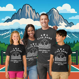 Pickleball Personalized Club Name T-Shirt