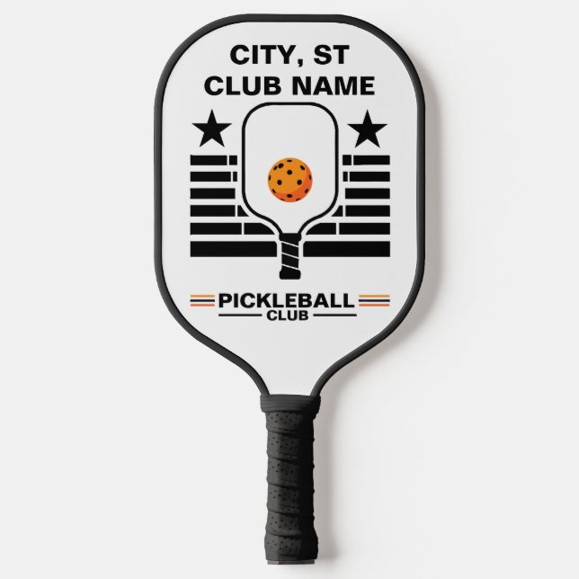 Pickleball Personalized Name Pickleball Pickleball Schläger (Vorderseite)