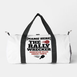 Pickleball Personalized Name The Rally Wrecker  Duffle Bag