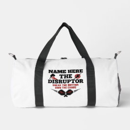 Pickleball Personalized Name The Rally Wrecker Gym Duffle Bag