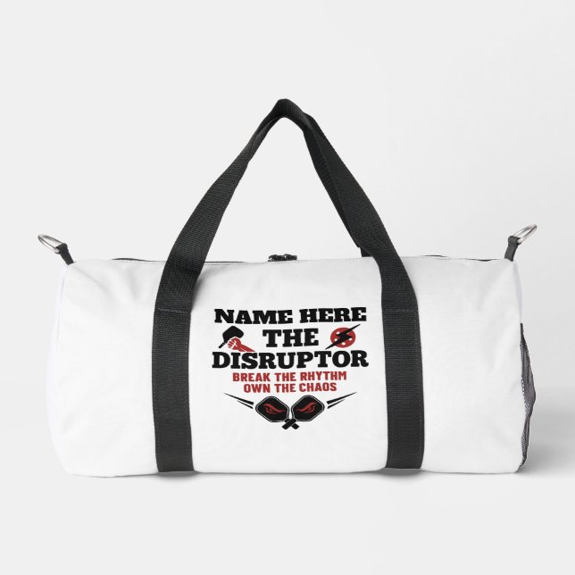 Pickleball Personalized Name The Rally Wrecker Gym Duffle Bag (Vorderseite)