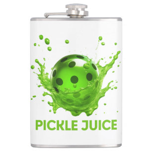 Pickleball "Pickle Juice" Glas Flachmann