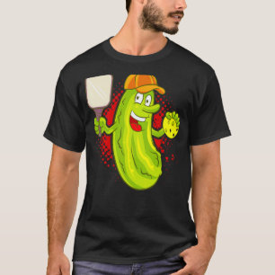 Pickleball Pickle Paddle Funny Spaß Sport T-Shirt