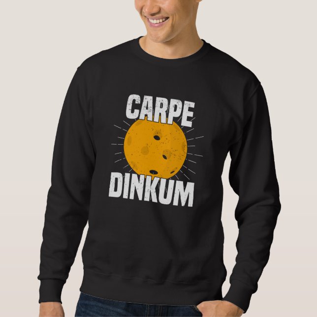 Pickleball Pickleball Hobby Ball Player Latin Sweatshirt (Vorderseite)