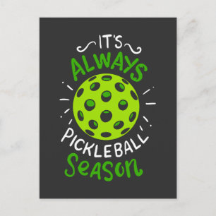 Pickleball - Pickleball-Saison Postkarte